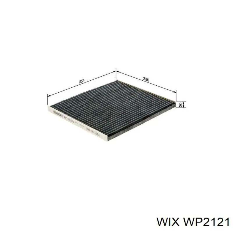 Filtro de cabina WIX WP2121 precio, desde 6,82 EUR
