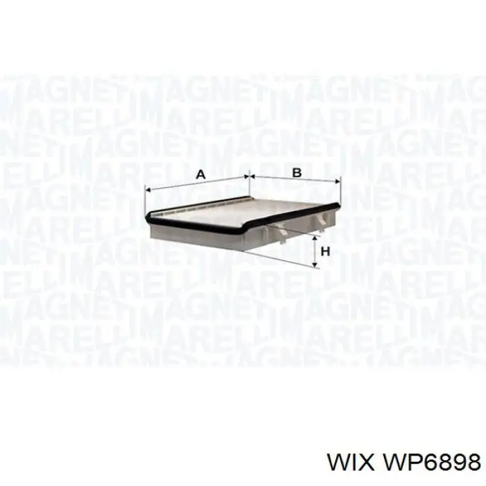 WP6898 WIX filtro habitáculo