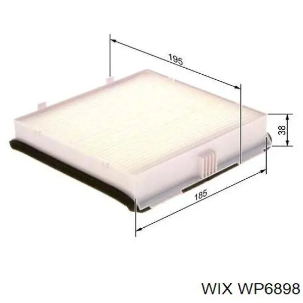 Filtro de cabina WIX WP6898 precio, desde 15,43 EUR