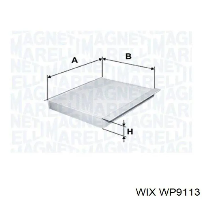 Filtro de cabina WIX WP9113 precio, desde 8,17 EUR