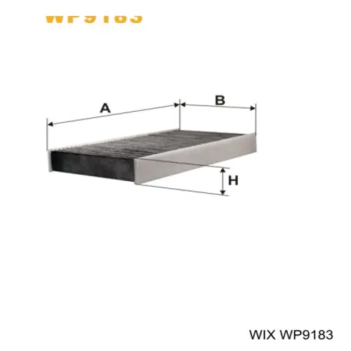 Filtro de habitáculo WP9183 WIX
