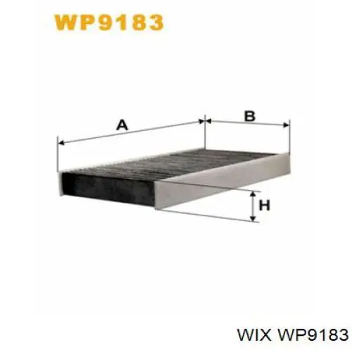 WP9183 WIX Filtro antipolen