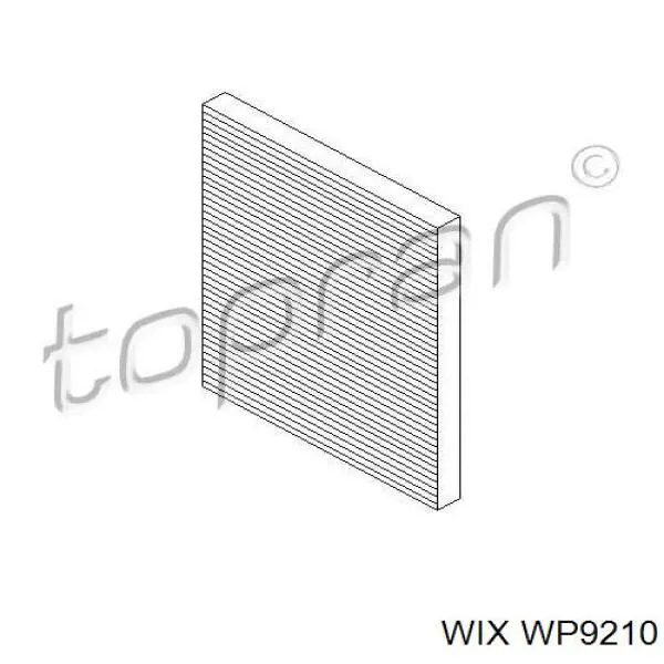 Filtro de cabina WIX WP9210 precio, desde 5,84 EUR