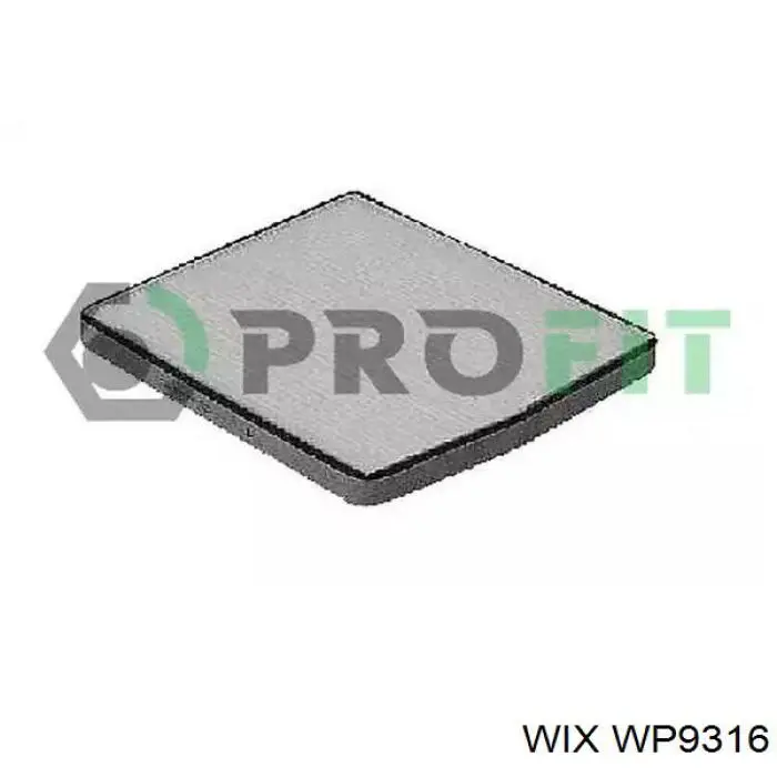 Comprar WP9316 WIX Filtro de aire del habitáculo