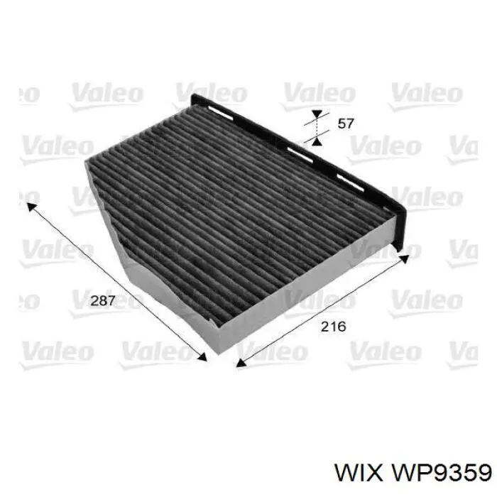 WP9359 WIX filtro habitáculo