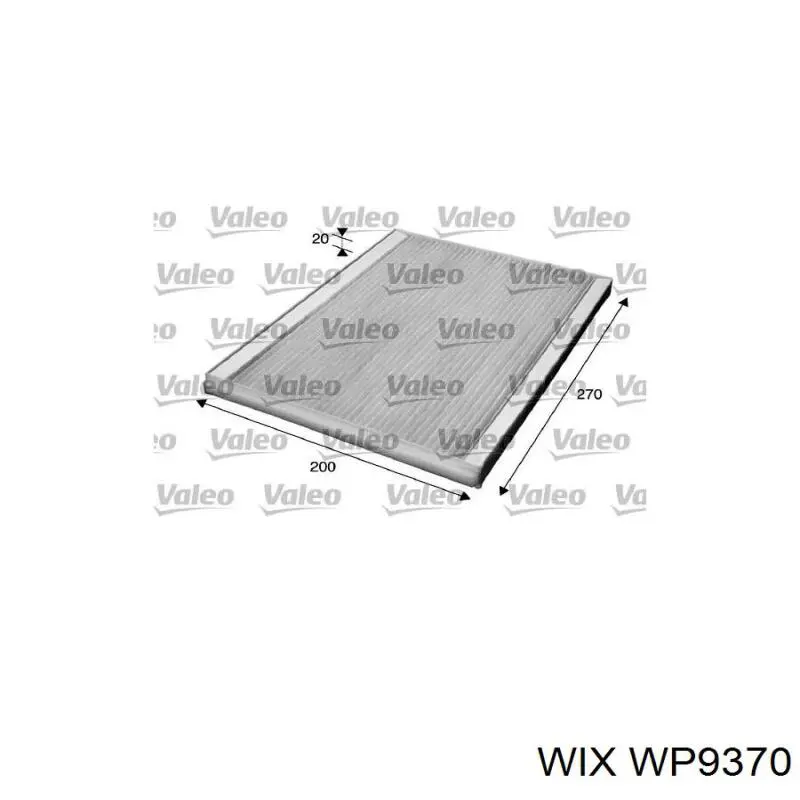 Comprar WP9370 WIX Filtro de aire del habitáculo