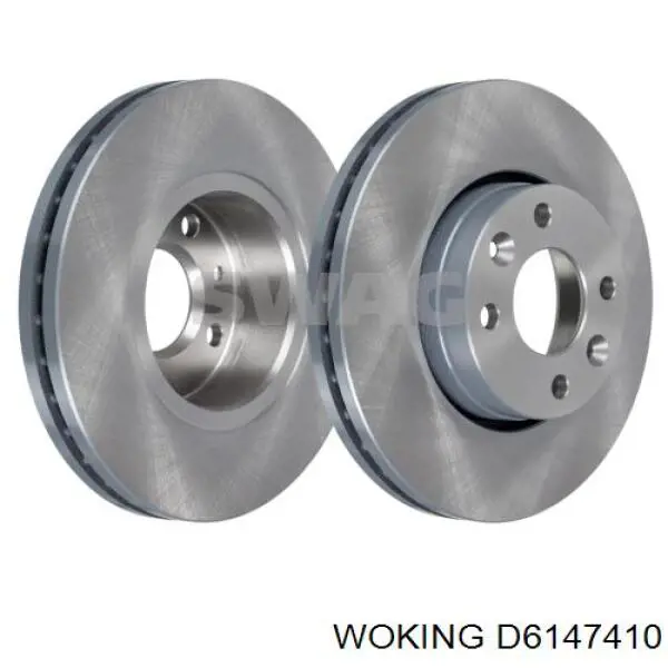 Disco de freno D6147410 Woking