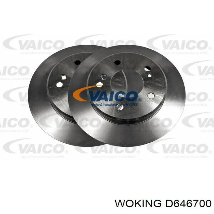 Frenos traseros Woking D646700