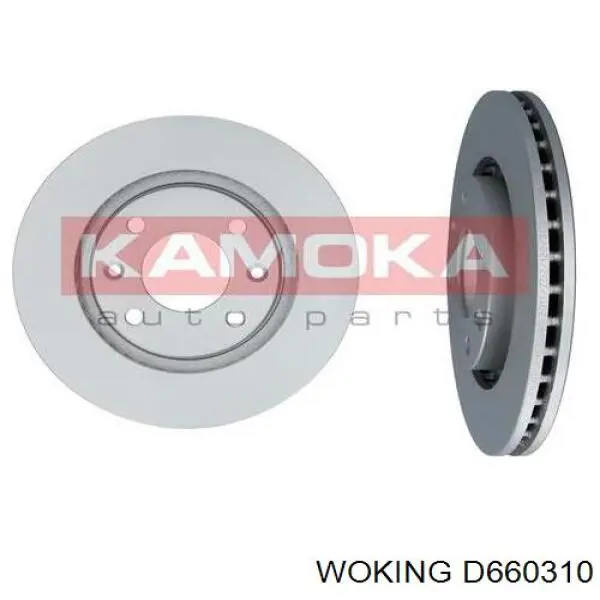 Disco de freno D660310 Woking