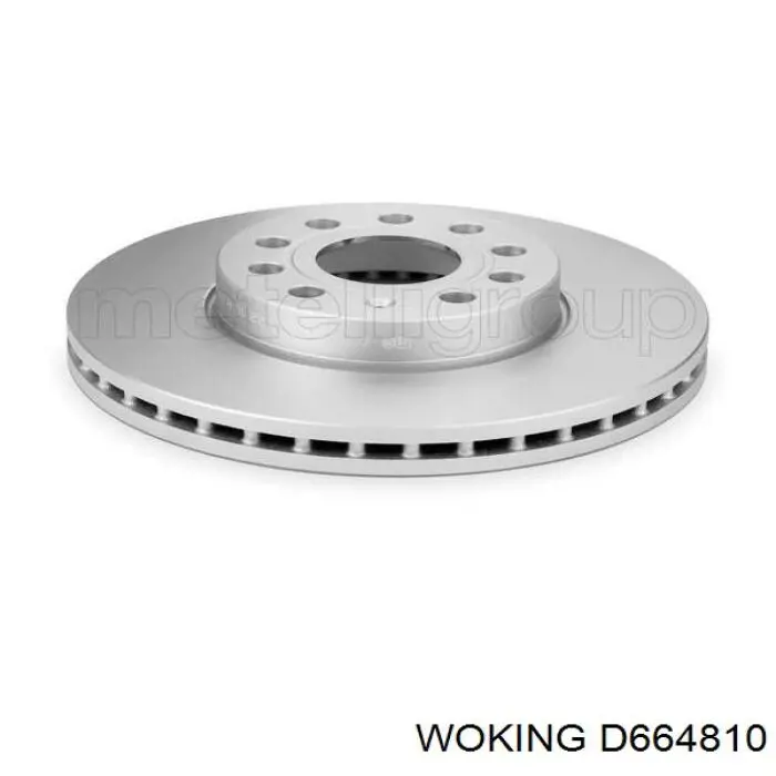 Freno de disco delantero Volkswagen Caddy 2 9K9