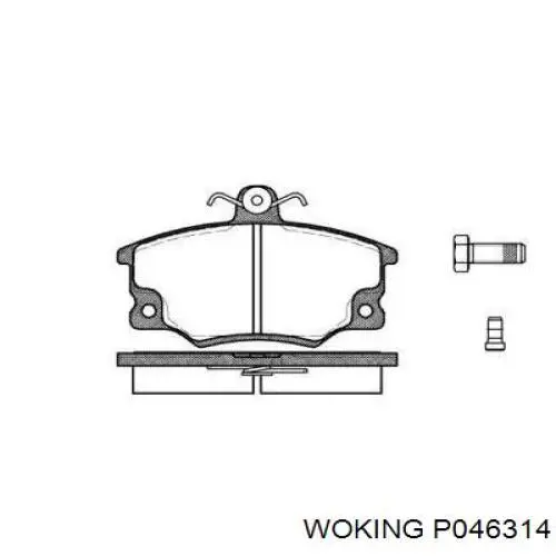 Pastillas de freno delanteras Fiat Tipo 160