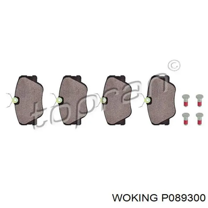 Pastillas freno delanteras Woking P089300 precio, desde 19,10 EUR