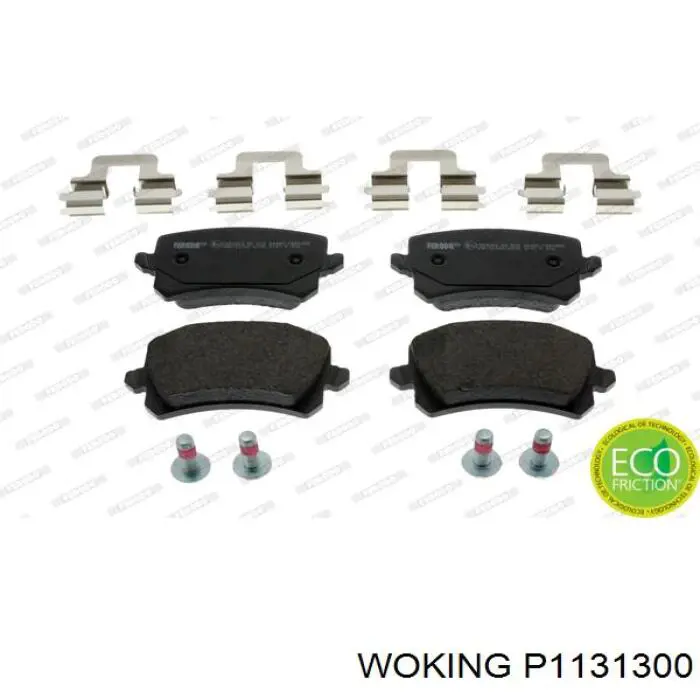 Comprar P1131300 Woking Pastillas de freno traseras