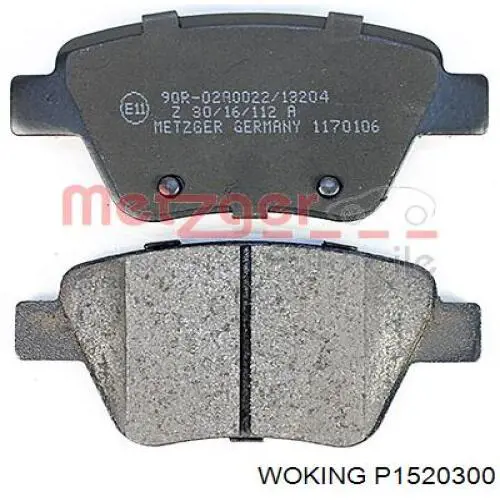 Pastillas de freno traseras Volkswagen Jetta 6 162, 163, AV3, AV2, AY2, AY3