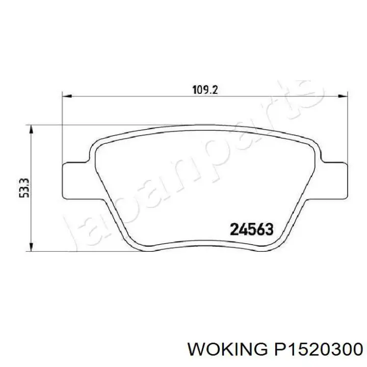 Pastillas de freno traseras Volkswagen Jetta 6 162, 163, AV3, AV2, AY2, AY3