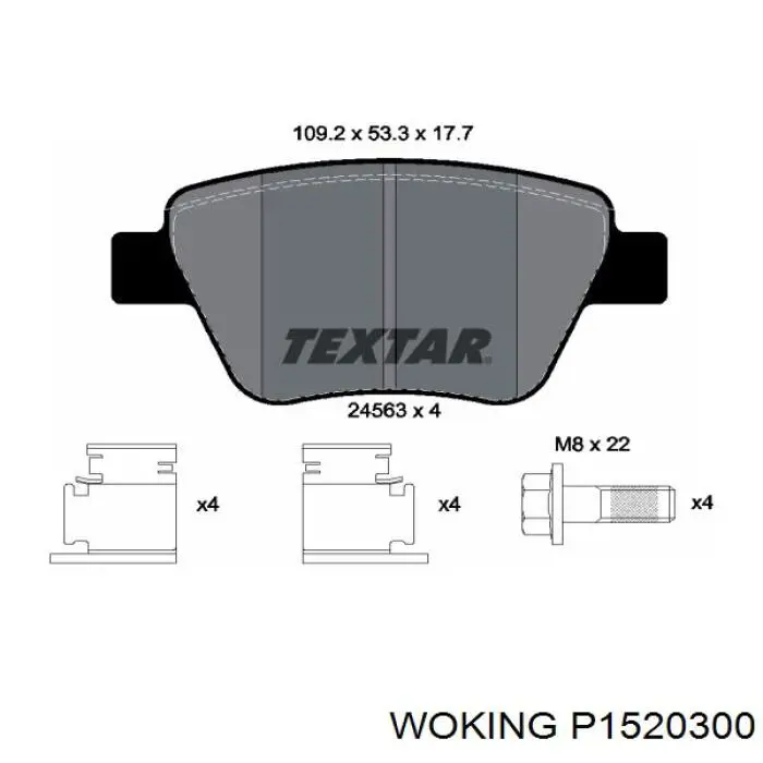 Pastillas de freno traseras Volkswagen Jetta 6 162, 163, AV3, AV2, AY2, AY3
