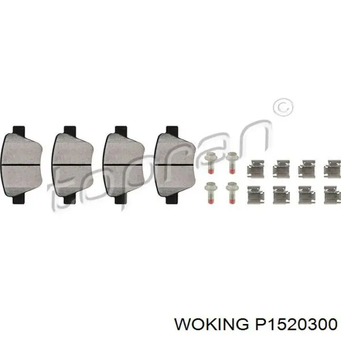 Pastillas de freno traseras Volkswagen Jetta 6 162, 163, AV3, AV2, AY2, AY3