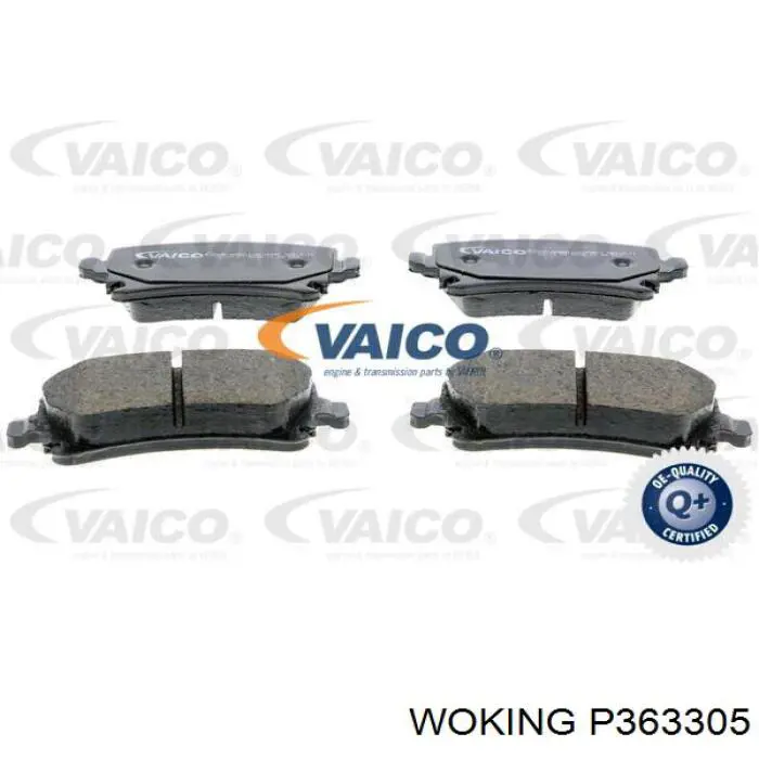 Pastillas traseras de freno Woking P363305 precio, desde 27,27 EUR