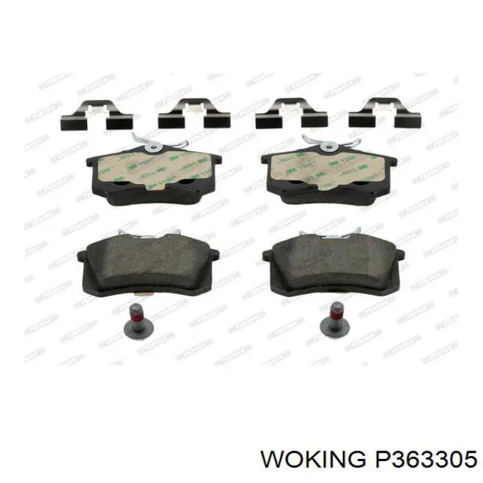 Comprar P363305 Woking Pastillas de freno traseras
