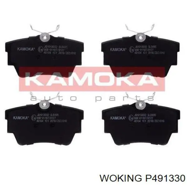 Pastillas traseras de freno Woking P491330 precio, desde 21,71 EUR