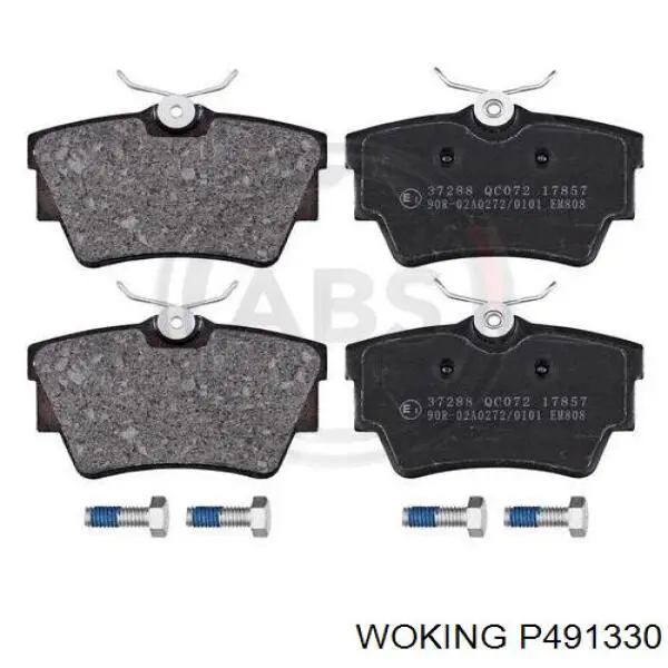 Comprar P491330 Woking Pastillas de freno traseras