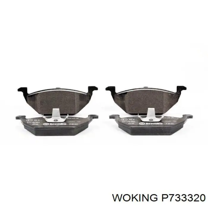 Pastillas freno delanteras Woking P733320 precio, desde 23,25 EUR