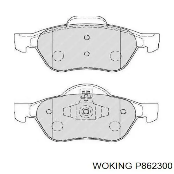 Pastillas de freno delanteras Renault Laguna 2 BG0, BG1