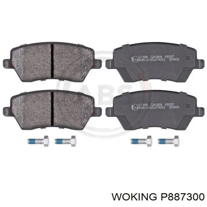 Pastillas freno delanteras Woking P887300 precio, desde 22,41 EUR