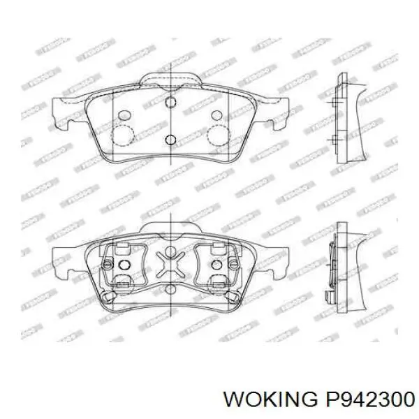 Pastillas de freno traseras Renault Espace 4 JK0