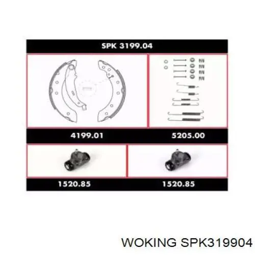 Kit de zapatas de frenos de tambor, con cilindros, completo Peugeot/Citroen E170066 precio, desde 100,64 EUR