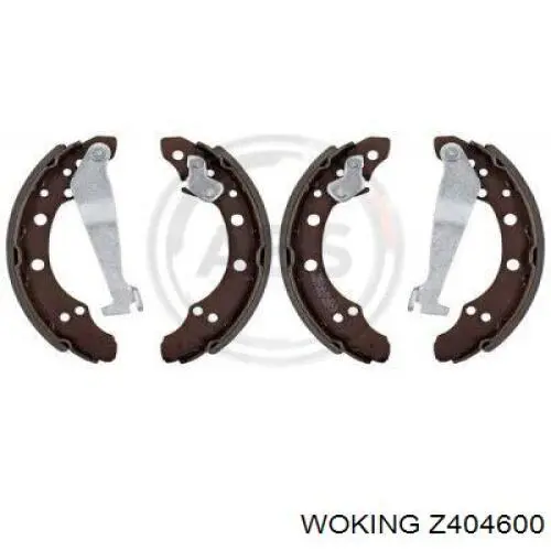 Zapatas de freno traseras Woking Z404600