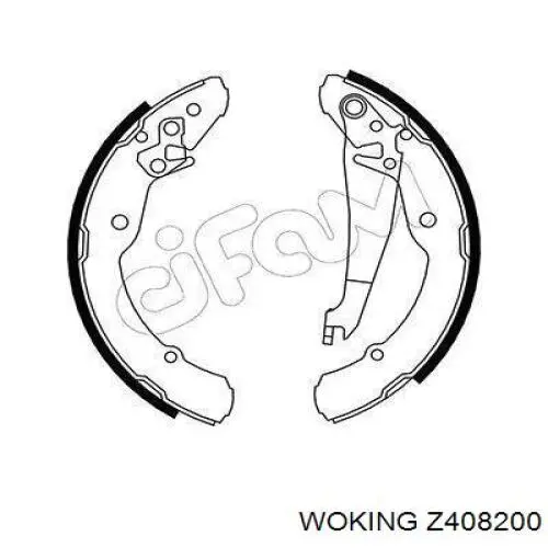 Zapatas de freno de tambor traseras Woking Z408200 precio, desde 27,07 EUR