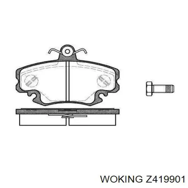 Zapatas de freno Z419901 Woking
