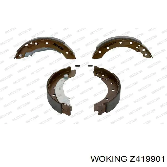 Zapatas de freno de tambor traseras Woking Z419901 precio, desde 26,55 EUR
