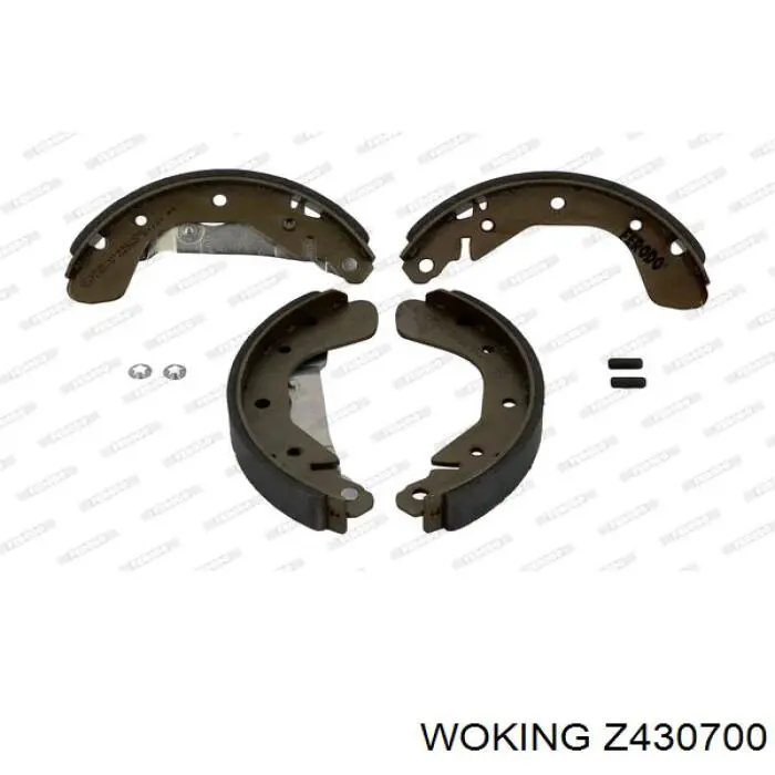 Z4307.00 Woking zapatas de frenos de tambor traseras