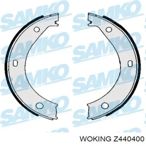 Juego de zapatas de frenos, freno de estacionamiento BMW 5 E28