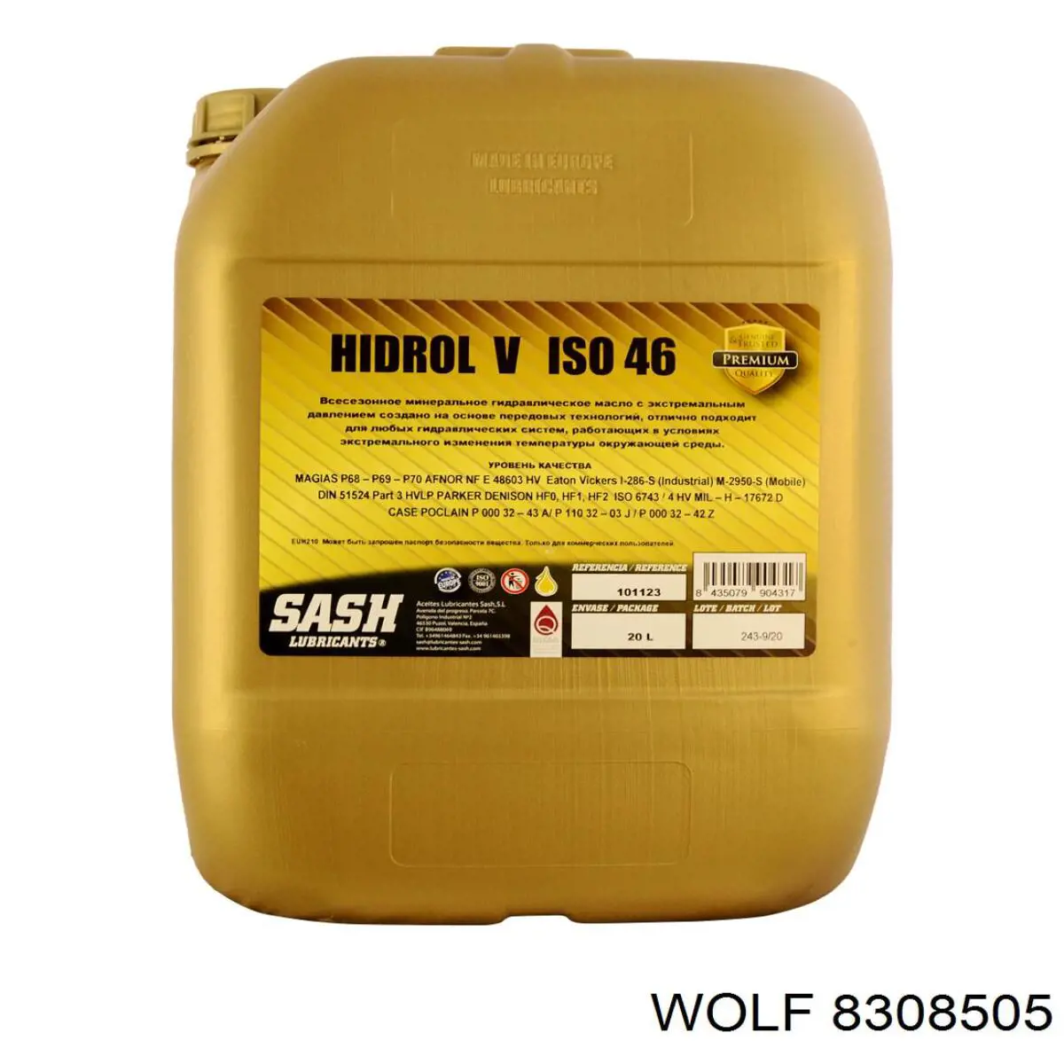 Aceite para transmisión automática  Wolf 8308505 precio, desde 31,88 EUR