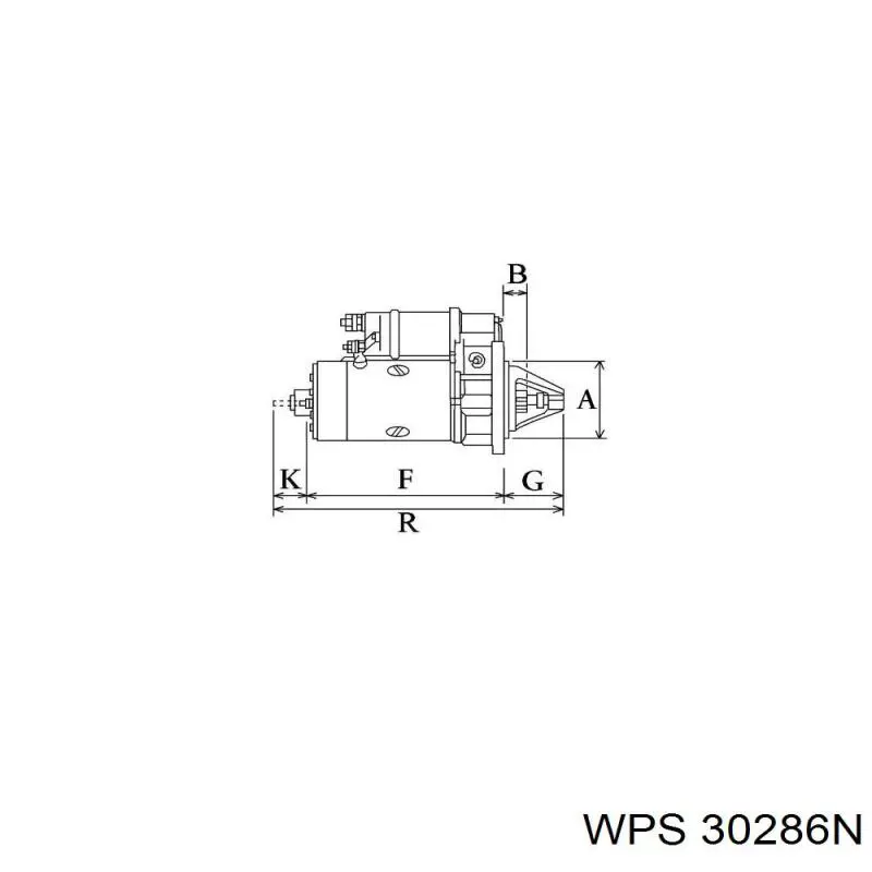 30286N WPS motor de arranque