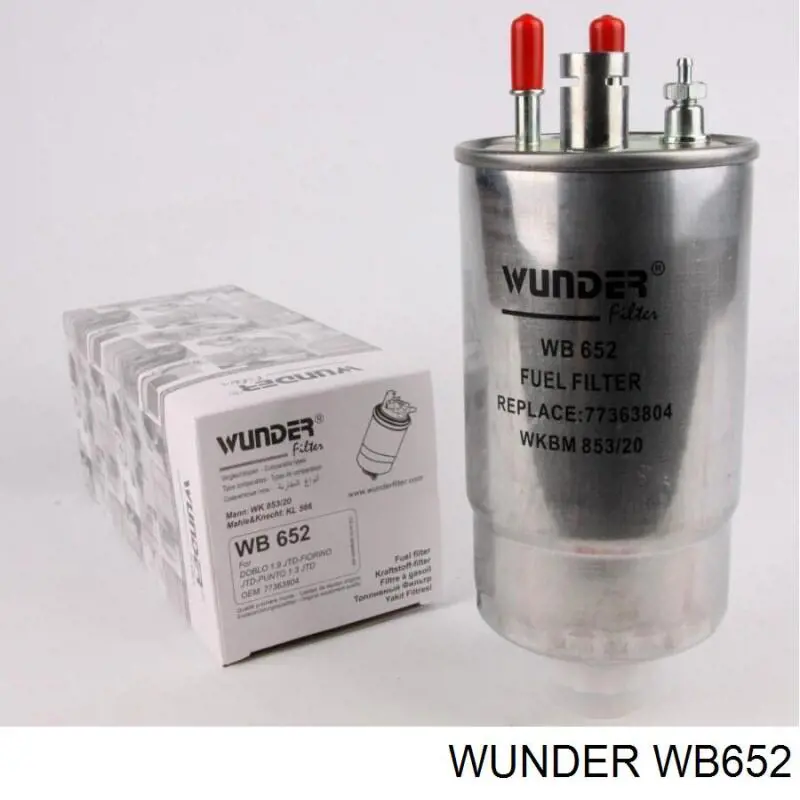 WB652 Wunder Filtro de gasolina