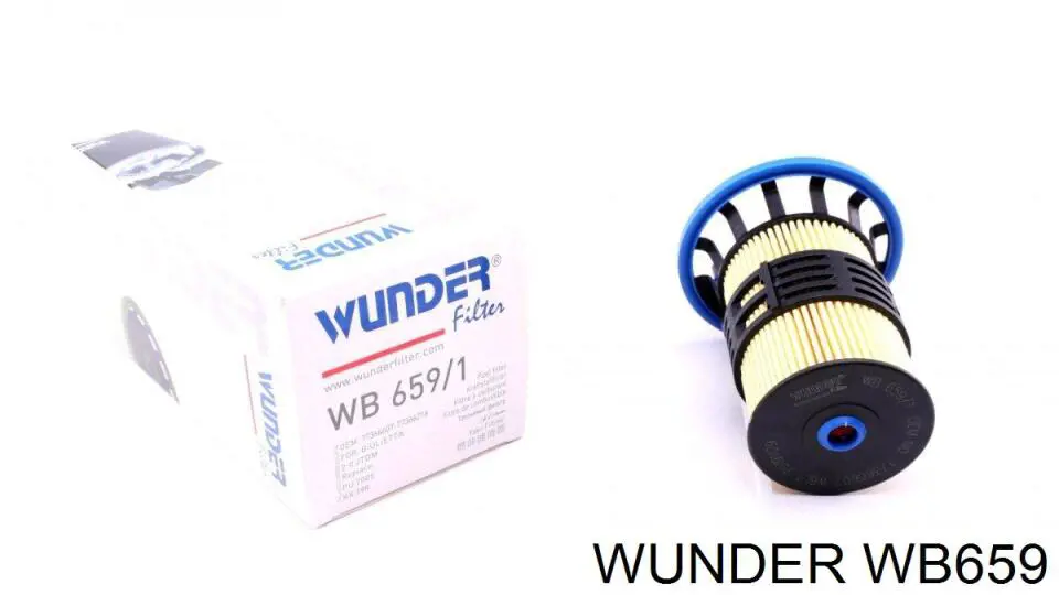 Filtro de combustible WB659 Wunder