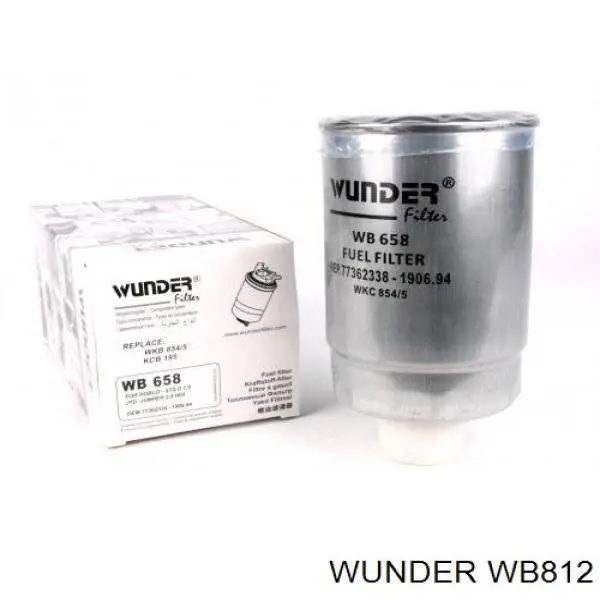 Filtro de combustible WB812 Wunder