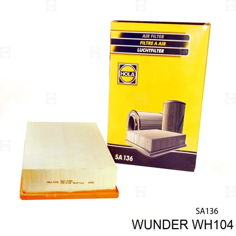 WH 104 Wunder filtro de aire