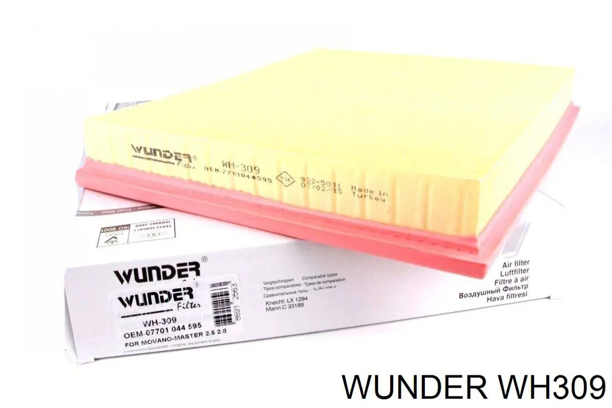 El filtro de aire Wunder WH309 precio, desde 8,68 EUR