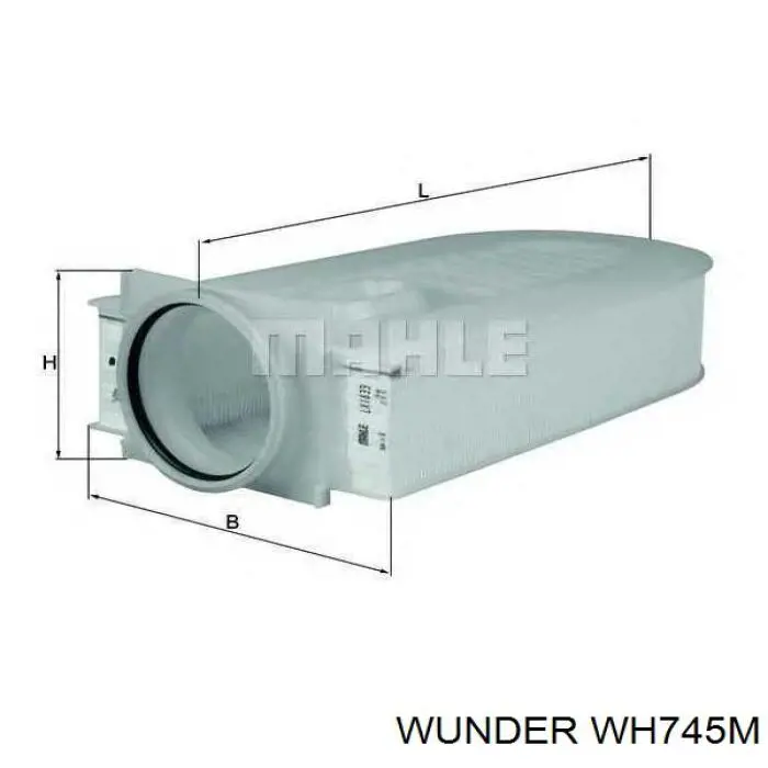 El filtro de aire Wunder WH745M precio, desde 22,60 EUR