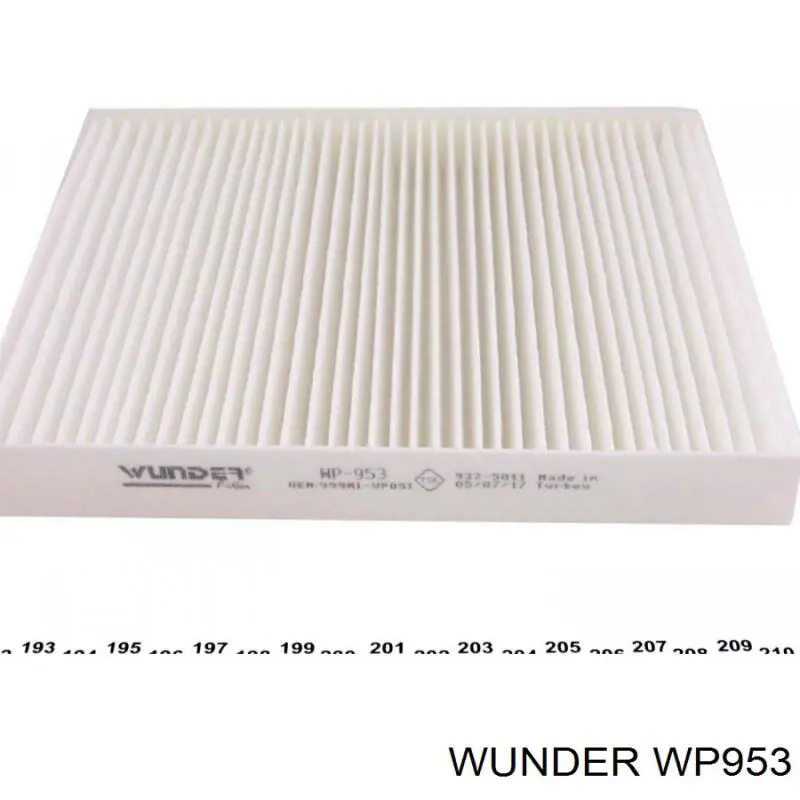 WP953 Wunder Filtro antipolen