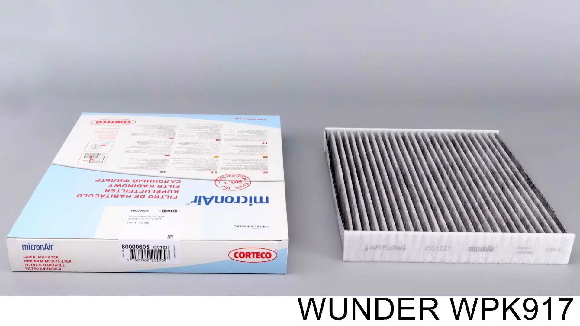 WPK 917 Wunder filtro habitáculo