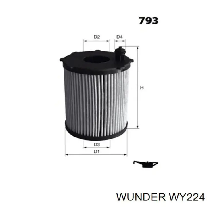 WY 224 Wunder filtro de aceite