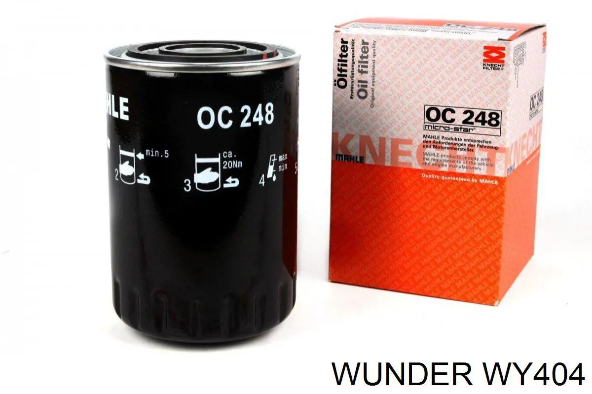 WY404 Wunder Filtro aceite