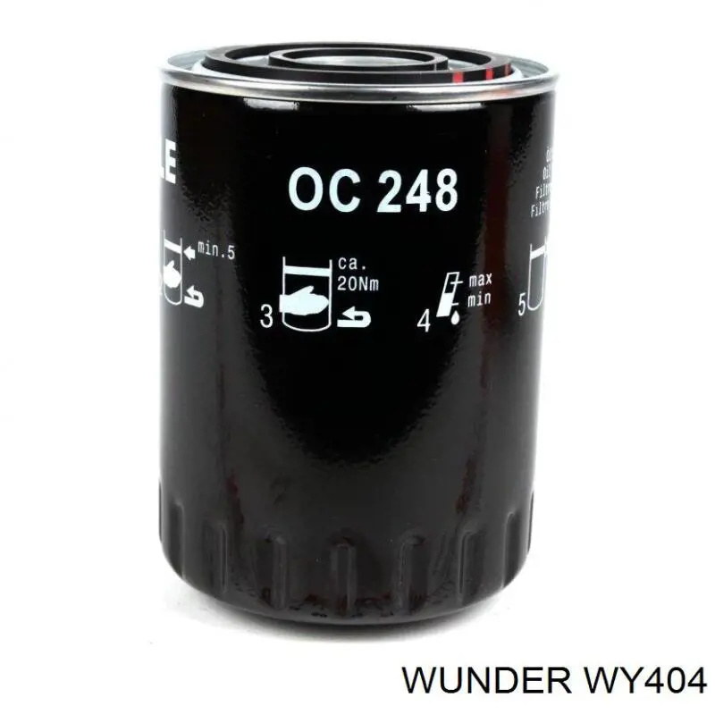 Filtro de aceite WY404 Wunder