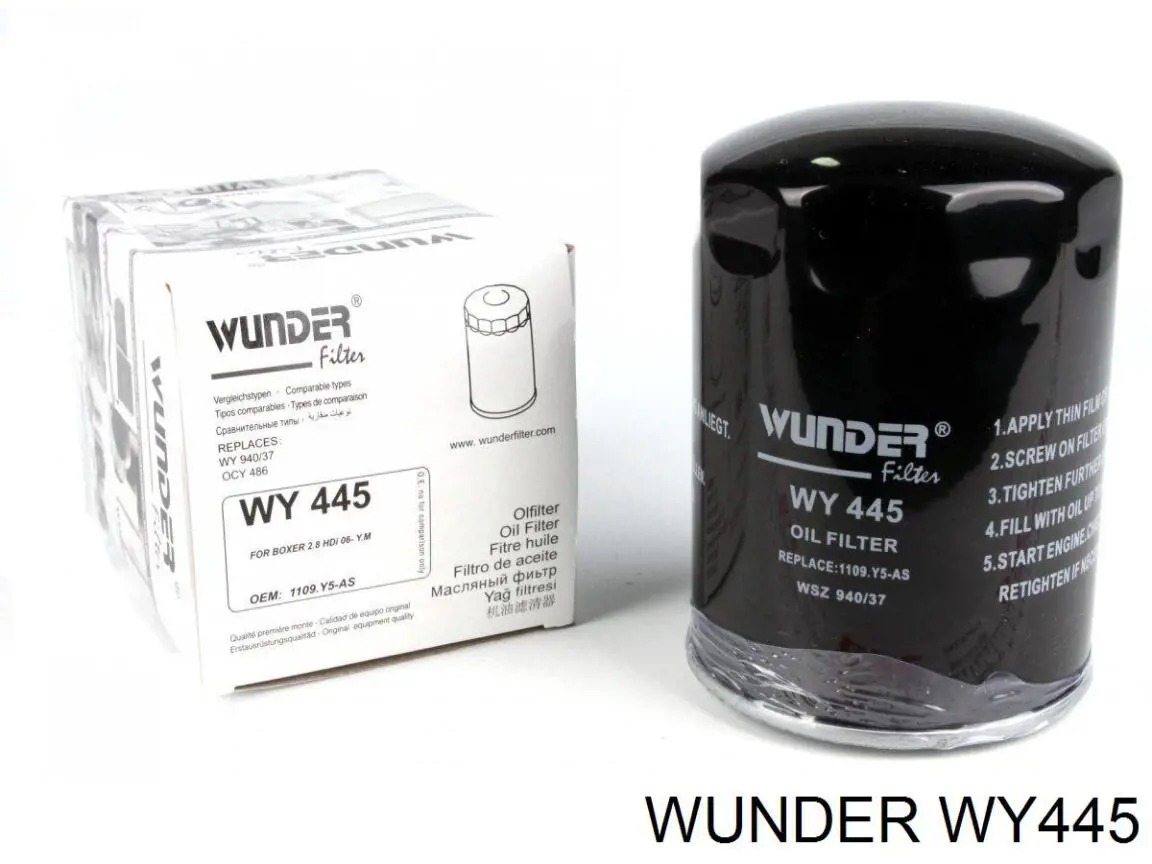 WY445 Wunder Filtro aceite